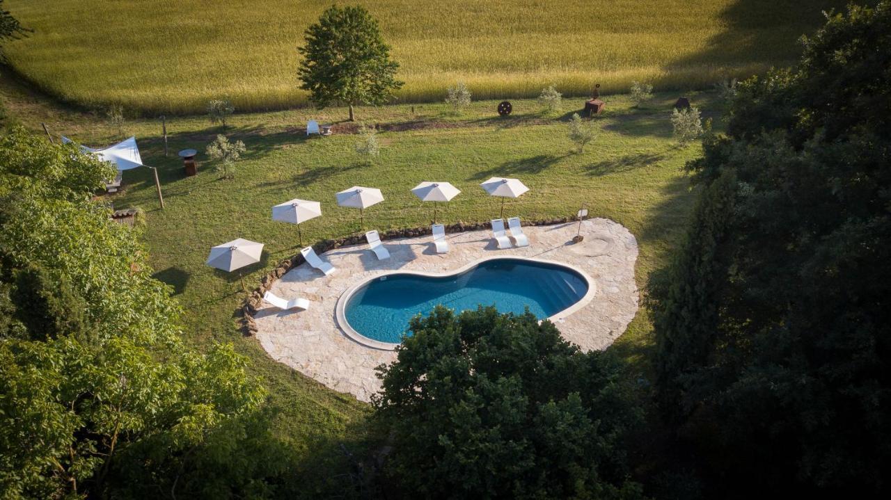 Glamping In Toscana, Luxury Tents In Agriturismo Biologico Sorano  Exterior photo